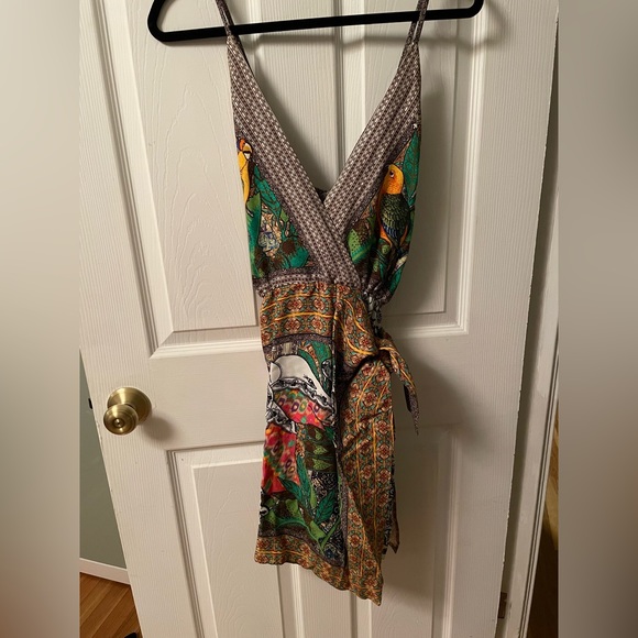 FARM Rio Gayatri Halter Neck Mini Dress - Picture 6 of 7